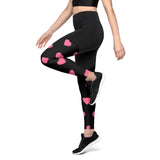 Surround Me With Love - Athletic Leggings