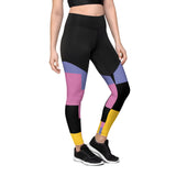 Abstract Love - Athletic Leggings