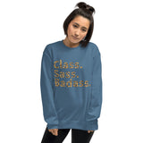 Class. Sass. Badass. (Leopard) - Sweatshirt