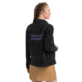 Perfectly Imperfect - Denim Jacket - Purple