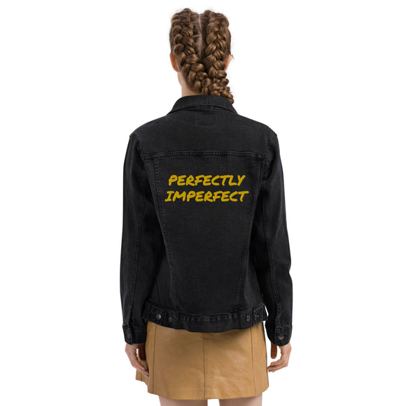 Perfectly Imperfect - Denim Jacket - Gold
