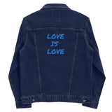 Love is Love - Denim Jacket - Teal