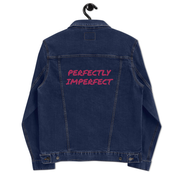 Perfectly Imperfect - Denim Jacket - Pink