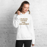 I Run on Coffee and Cusswords (Leopard) - Hoodie