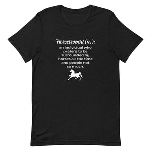 Horsetrovert T-Shirt - White Print